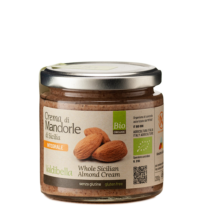 Crema di mandorle integrale 200 gr - Valdibella